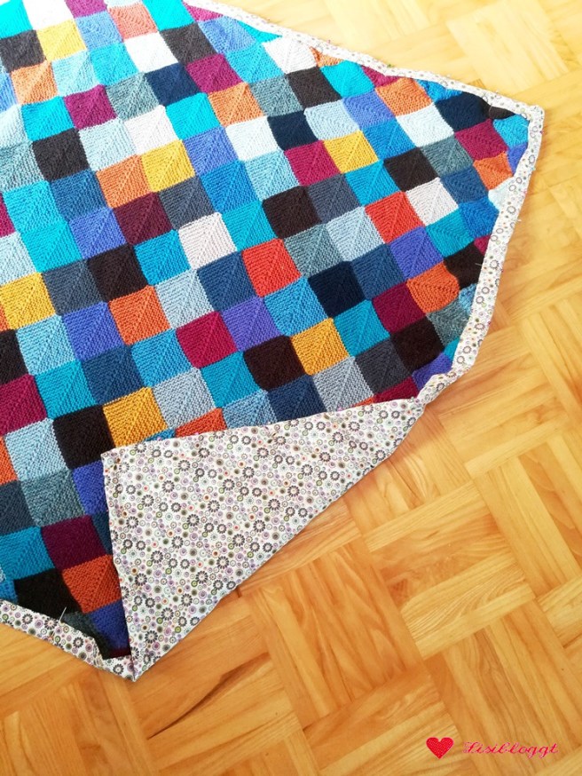 Anleitung: Babydecke "Harlekin" stricken