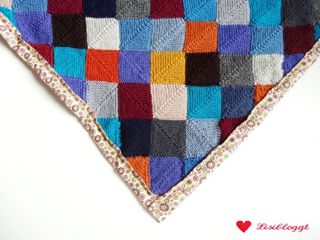 Anleitung: Babydecke "Harlekin" stricken