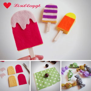 Anleitung: Eis am Stiel und Bonbons fuer den Kaufladen