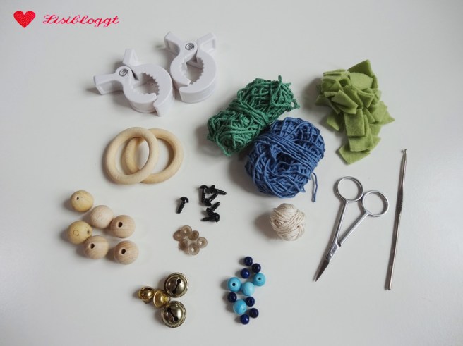 Anleitung: DIY Kinderwagen-Kette haekeln