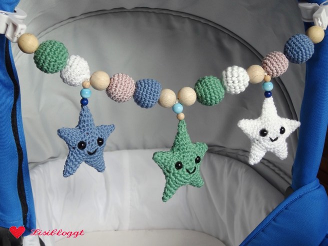 Anleitung: DIY Kinderwagen-Kette haekeln