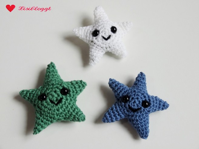 Anleitung: Amigurumi-Sterne haekeln
