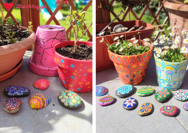 DIY: Steine, Toepfe und Holz bemalen