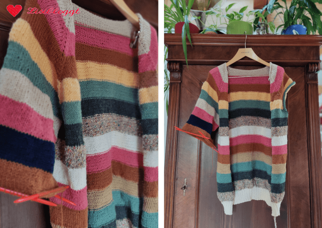 Lisitipp: Kunterbunte Reste-Jacken stricken