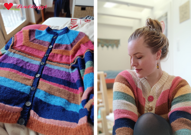 Lisitipp: Kunterbunte Reste-Jacken stricken