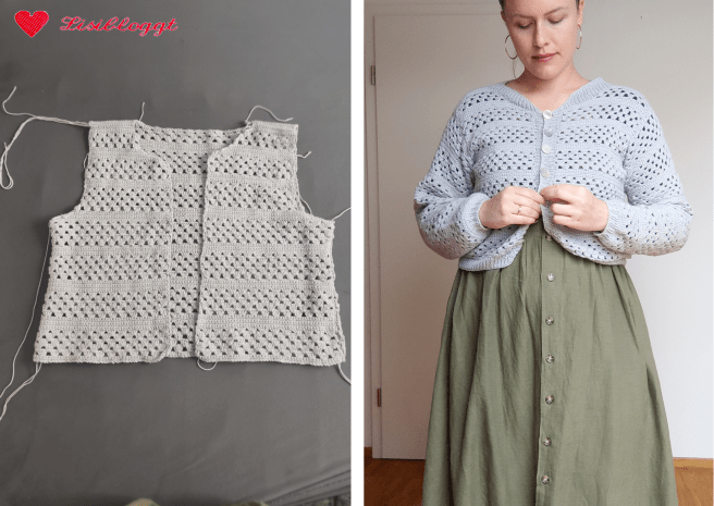 Anleitung: Haekeljacke "Shell Cardigan"